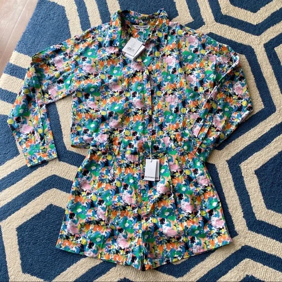 💐 WALTER BAKER MATCHING SET: MARCIA SHORT + THEA TOP IN FIESTA FLORAL (no belt) - Picture 11 of 16